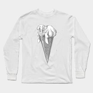 Walrus ice cream Long Sleeve T-Shirt